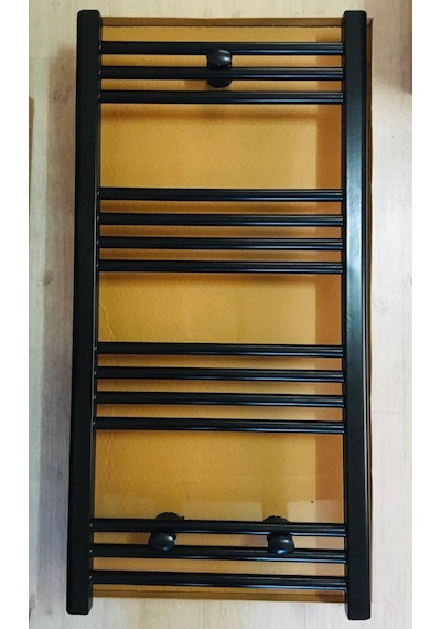 500X1000 Siyah 14 Borulu Havlupan +2 Adet Radyatör Vanası