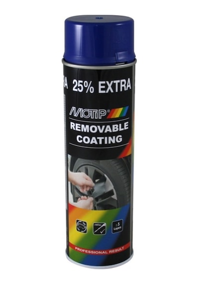 Motip Soyulabilir Sprey Boya Mavi 500 ML - 6 Adet