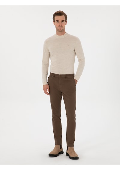 Cacharel Erkek Kahverengi Pantolon Kanvas-chino 50314084-vr029