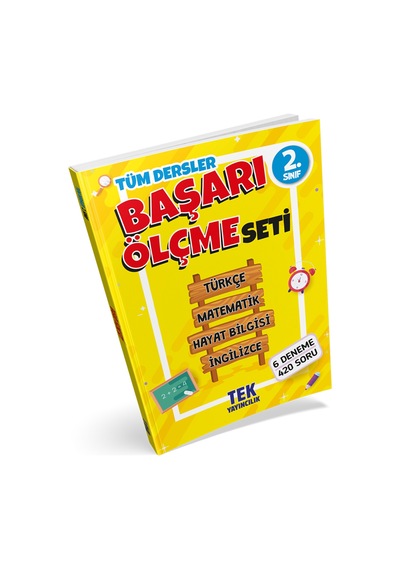 2. Sınıf Tüm Dersler Başarı Ölçme Seti - 6 Deneme Sınavı - Soru Kitapçıkları