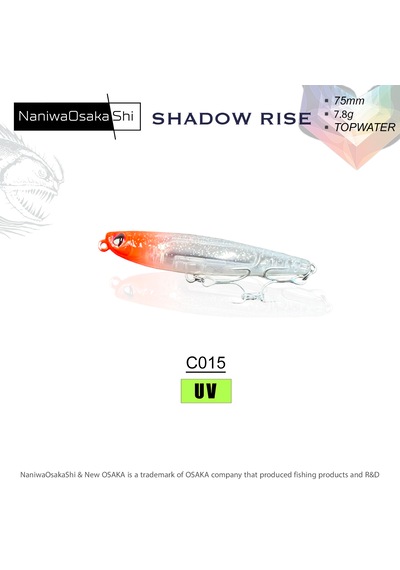 Nanıwaosakashı Shadow Rıse 75mm 7.8g Maket Balık - C015