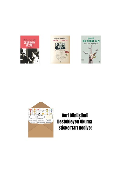 Okurunun Yazarı + Halim'e İthaflar + Romantik Bir Viyana Yazı + Okuma Sticker'ları