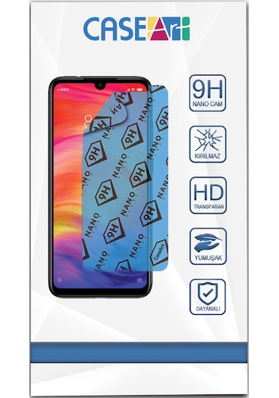 Xiaomi Redmi Note 7 ile Uyumlu Nano Ekran Koruyucu Kırılmaz Esnek Cam