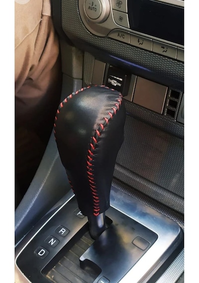 Ford Otomatik Vites Topuzu Kılıfı El Yapımı Hakiki Deri .
