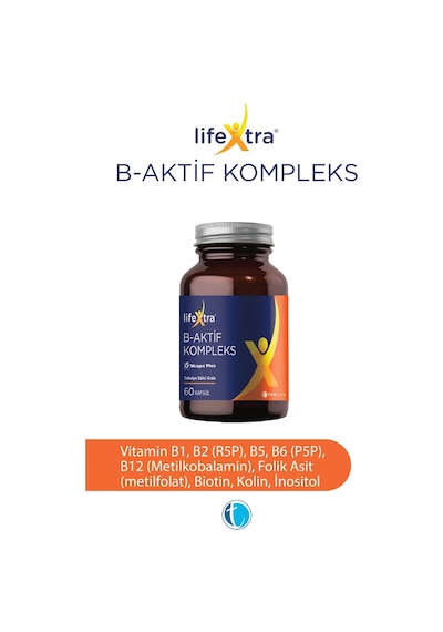 LifeXtra B-Aktif Kompleks ( B- Aktif Kompleks Takviye Edici Gıda