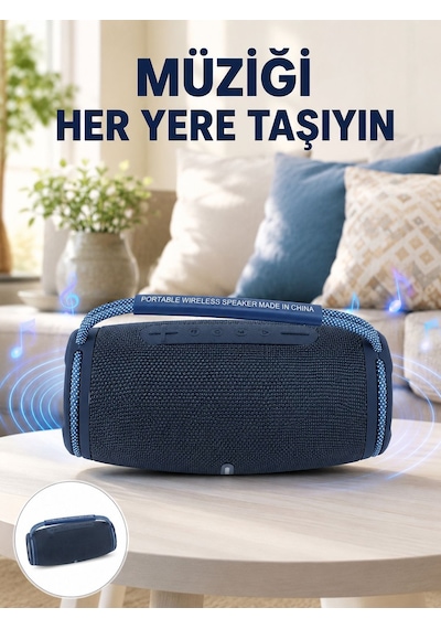 Ipx5 Su Geçirmez Taşınabilir Bluetooth Hoparlör Renkli Işıklı Yeni Nesil - Lisinya