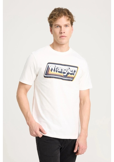 Wrangler Bisiklet Yaka T-Shirt Beyaz Erkek Kısa Kol T-Shirt 000000000101982795 Beyaz Wrangler Bisiklet Yaka T-Shirt Beyaz Erkek Kısa Kol T-Shirt 000000000101982795 Beyaz
