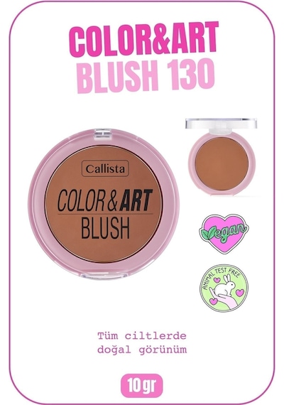 Callista Color Art Blush Toz Allık - 130 Copper My Way