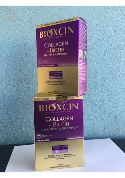 Bıoxcın Collagen Bıotın Hacim Şampuan 2'li Set