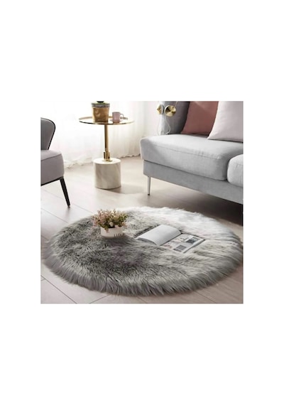 Homebasix Yuvarlak Yolluk 90 X 90 Cm - 5 Adet Tarı Bej
