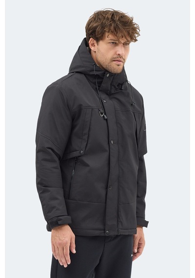 Slazenger Globe Erkek Siyah Mont & Kaban Siyah