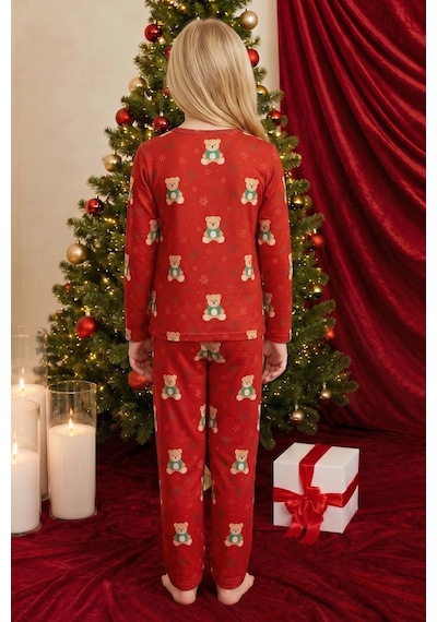 Siyah İnci Yılbaşı Temalı Desenli Termal Kumaşlı Ultra Soft Yumuşak Örme Pijama Takımı 26226901 Kırmızı Siyah İnci Yılbaşı Temalı Desenli Termal Kumaşlı Ultra Soft Yumuşak Örme Pijama Takımı 26226901 Kırmızı