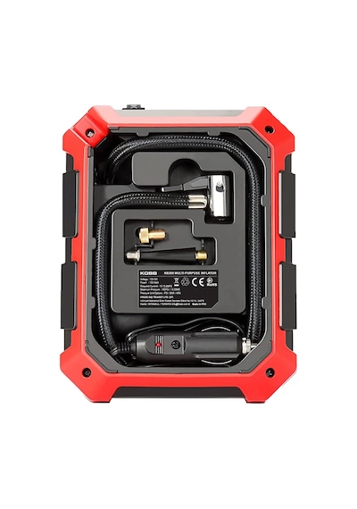 Kobb KB200 12 V 150 PSI Ayarlanabilir Dijital Basınç Göstergeli Hava Lastik Şişirme Pompası
