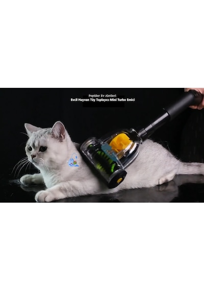 Universal Süpürge Pet Fırçası Turbo Emici Başlık Mini Turbo Fırça