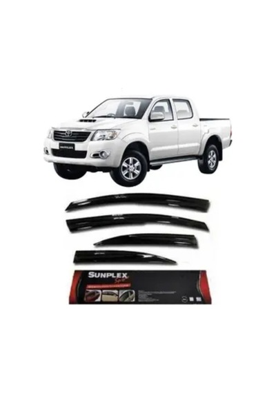 Toyota Uyumlu Hilux Mugen Cam Rüzgarlığı 2004-2022 Arası 4'lü Sunplex