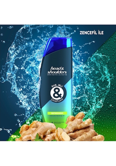 Head & Shoulders Refreshing Duş Jeli ve Şampuan 360 ML