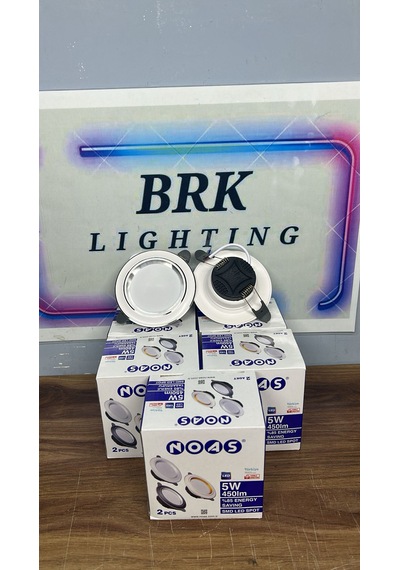 Noas Led 5w 3 Renk Krom Panel 10 Lu Paket 10'lu Paket