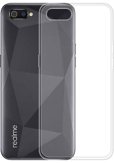 Rba Aksesuar Realme C2 Kılıf Rba Süper Silikon Kapak - Renksiz Çok Renkli