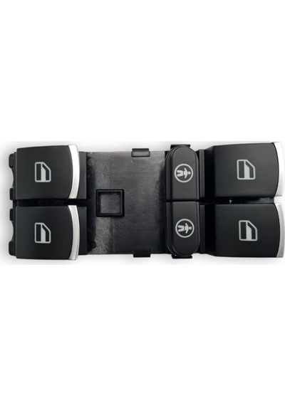 Seat Alhambra 2011-2015 Sol Ön Kapı Cam Düğmesi Kromlu 7P6959857