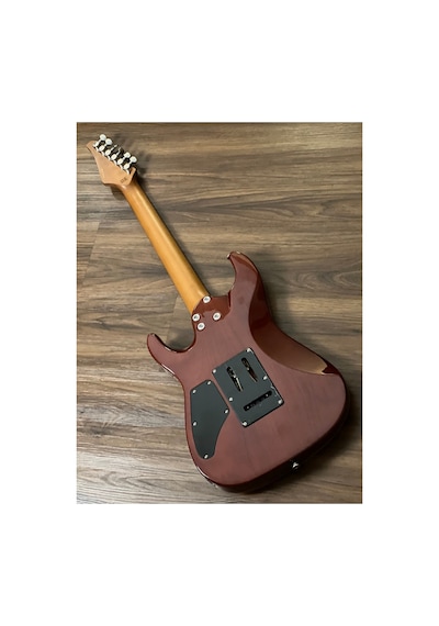 Soloking Ms-1 Custom 22 Hh Mod Flat Top With Fishman Fluence İn Fire Wakesurf With Rosewood Fb W/gig