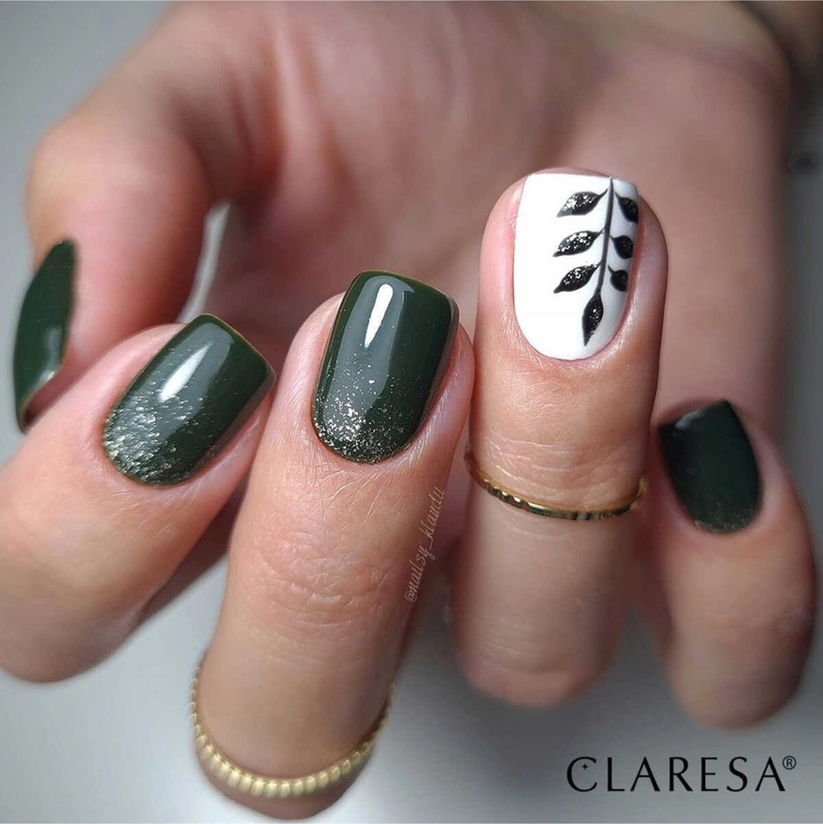 Claresa Kalıcı Oje Green Koyu Orman Yeşil 805 5gr