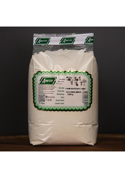 Amesia Kepekli Tam Buğday Unu 1 KG