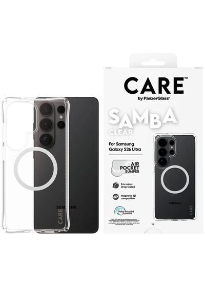 Panzerglass Care Samsung Galaxy Uyumlu  S26 Ultra Samba Qı Şeffaf Kılıf