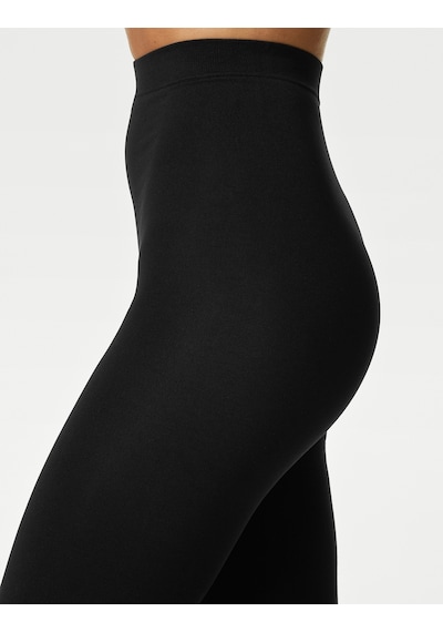 Marks & Spencer 2'li 100 Denye Body Sensor Opak Külotlu Çorap Seti Siyah