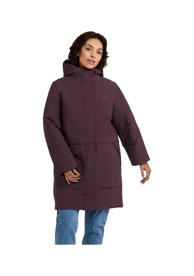 Jack Wolfskın Jack Wolfskin Wintertide Kadın Mor Outdoor Ceketi I0116 Mürdüm