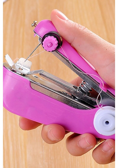 Mini El Dikiş Makinası Pratik Kolay Kullanım Dikiş Aleti