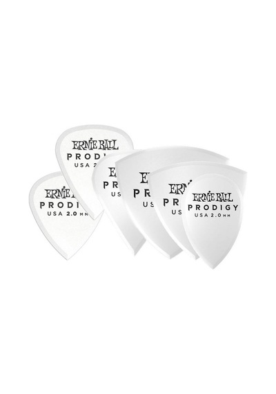 Ernie Ball P09343 / 2.0 MM White Multipack Prodigy 6 Adet 6'lı Pen