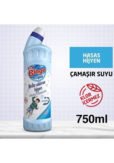 Bingo Oksijen Çamaşır Suyu Hassas Hijyen 750mll Diğer