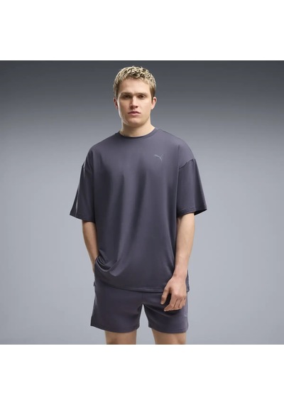 Puma M Cloudspun Oversızed Tee Mor Erkek T-shirt