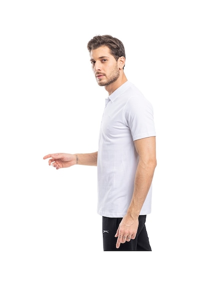 Slazenger SOHO I Erkek Polo Yaka Beyaz Tişört