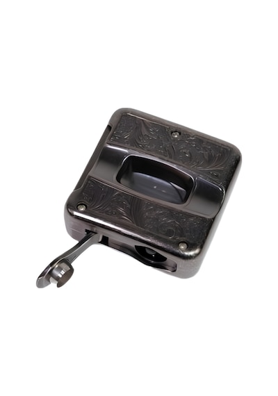 Parmida Gümüş İşlemeli V-cut Puro Makası Kesici - Tr9079