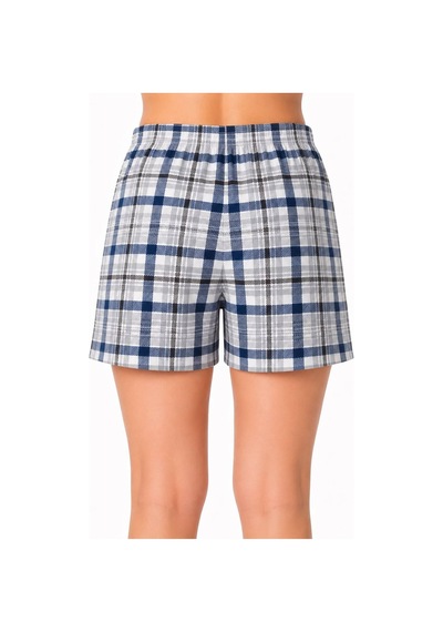 Yasar Underwear Kadın Ekose Şort Pijama Altı Kurdele Detaylı Lastikli Bel Rahat Kesim Gri,lacivert Gri,lacivert Yasar Underwear Kadın Ekose Şort Pijama Altı Kurdele Detaylı Lastikli Bel Rahat Kesim Gri,lacivert Gri,lacivert