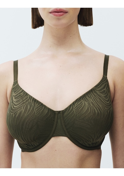 Marks & Spencer Body Dantel Detaylı Balenli Toparlayıcı Sütyen T33005843 Yeşil