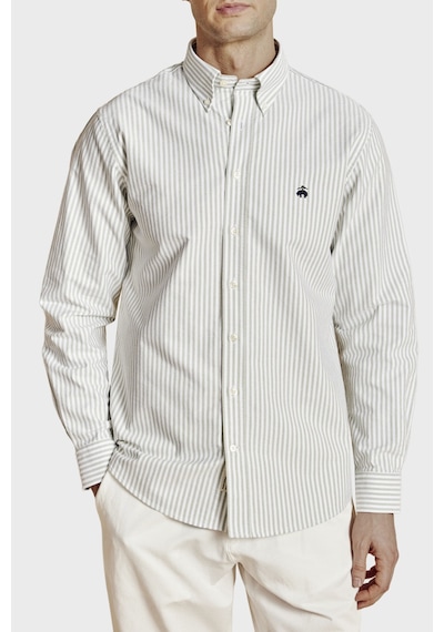 Brooks Brothers Düğmeli Yaka Regular Fit %100 Pamuk Oxford Çizgili Gömlek Erkek Gömlek Bbss26msh021166 Yeşil-beyaz Brooks Brothers Düğmeli Yaka Regular Fit %100 Pamuk Oxford Çizgili Gömlek Erkek Gömlek Bbss26msh021166 Yeşil-beyaz