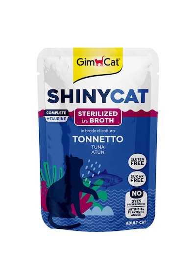 Gimcat Shinycat Somonlu Taurinli Kısırlaştırılmış Yetişkin Kedi Maması 70 G