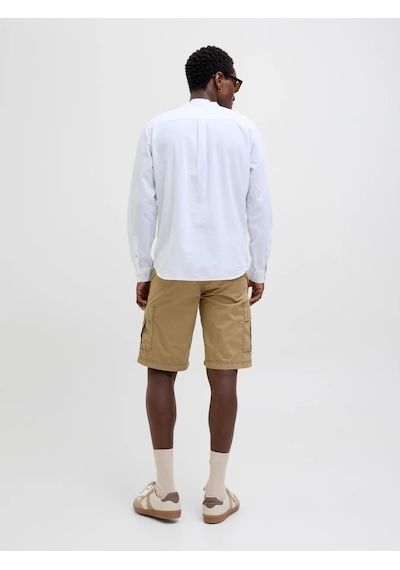 Jack & Jones Jack&jones Jpstcole Mateo Erkek Kargo Şort 12274389 Açık Kahve