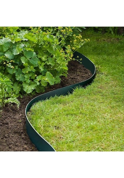 Çim Ayırıcı 25 Metre Çim Sınırlayıcı Taş Toprak Ayıracı Çim Taş T