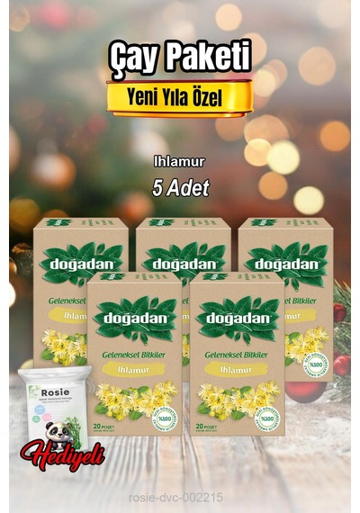 Ihlamur Çayı 20'li X 5 Ve Rosıe Pamuk