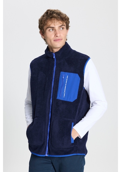 AC&Co / Altınyıldız Classics Erkek Lacı Standart Fit Normal Kesim Dik Yaka Polar Yelek Lacivert AC&Co / Altınyıldız Classics Erkek Lacı Standart Fit Normal Kesim Dik Yaka Polar Yelek Lacivert