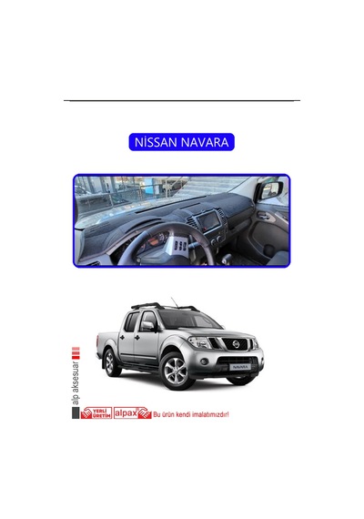 Nissan Navaratorpido Koruma Halısı Mavi Kenar