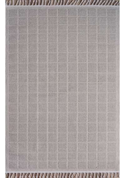 Bukle11880 Bej Yumuşak Dokulu Halı Kilim Salon Mutfak Koridor Kesme Yolluk Dokuma Makine Halısı Gri