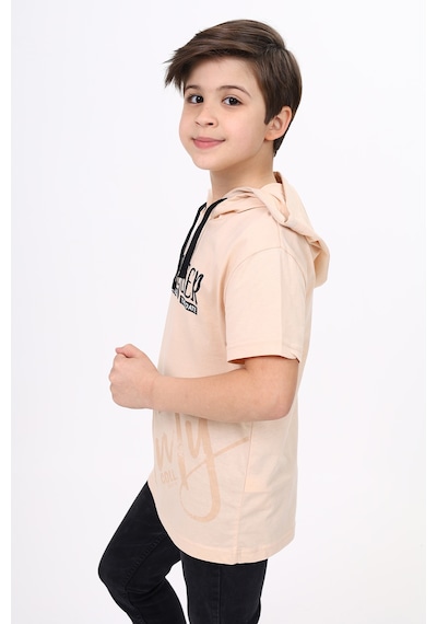Toontoy Kids Toontoy Erkek Çocuk Strenger Always Baskılı Tişört Bej