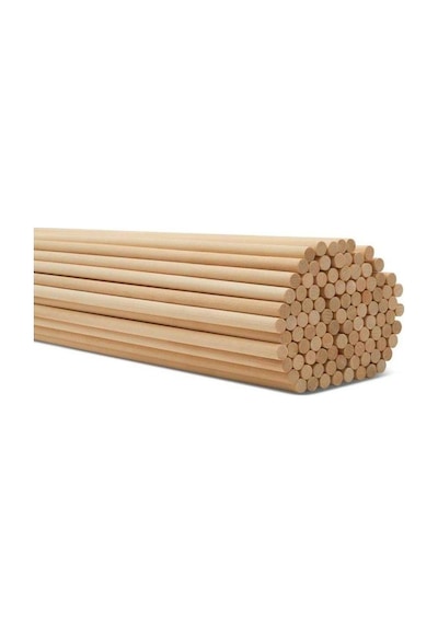 Ahşap Bambu Maket Patates Kızartma Çubuğu Çöp Şiş 300'lü 35 CM