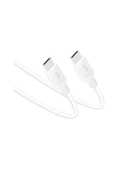 Linktech K451 Strong 60W Type-C - Type-C Data/Şarj Kablosu 1mt Beyaz