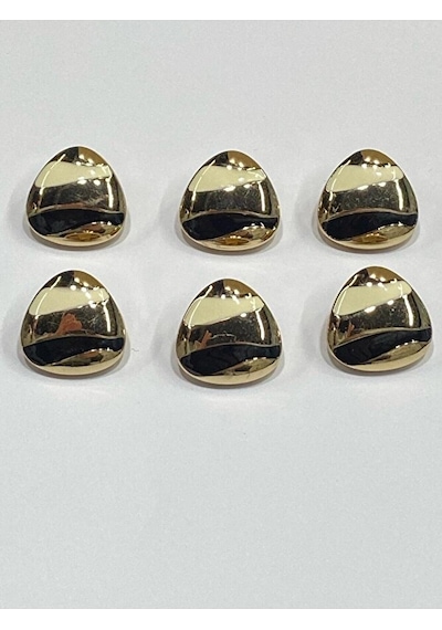 Metal Düğme/trençkot Ceket Boyu/ 6 Lı Set/2,3 Cm/jx006