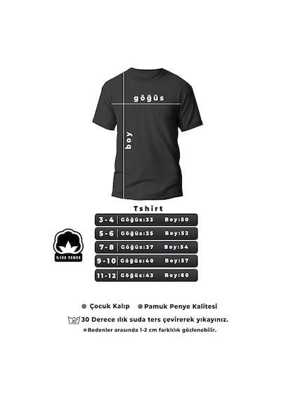 Uyguntarz Çocuk Kalp Baskılı Pamuklu Tshirt Beyaz
